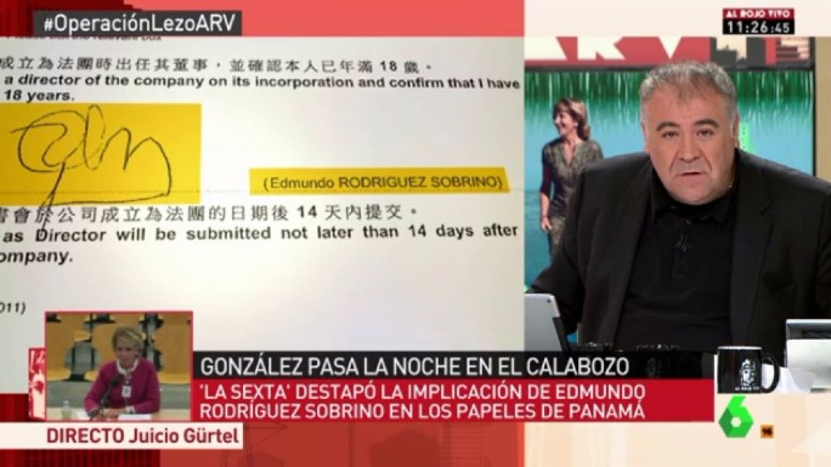 García Ferreras defendiéndose de las acusaciones.