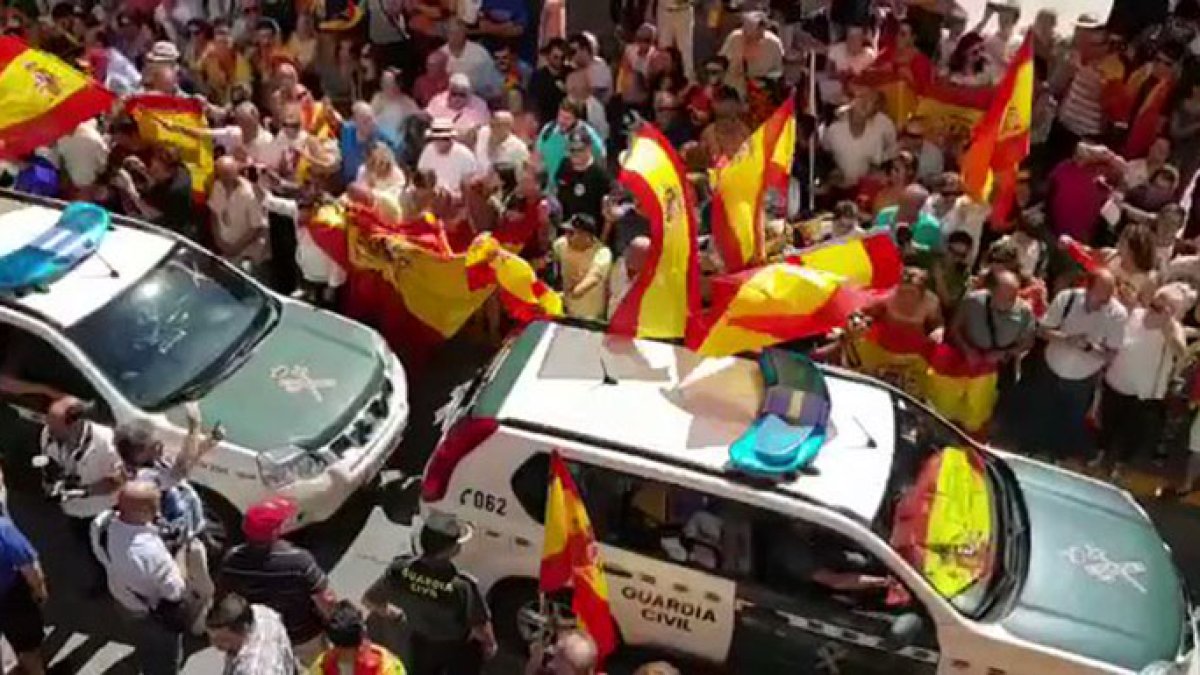 Despedida a la Guardia Civil en Huelva.