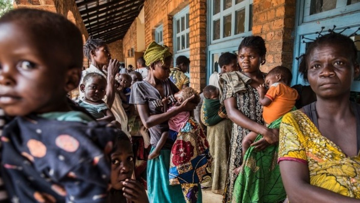 Niños con necesidades sanitarias en la región de Kasai