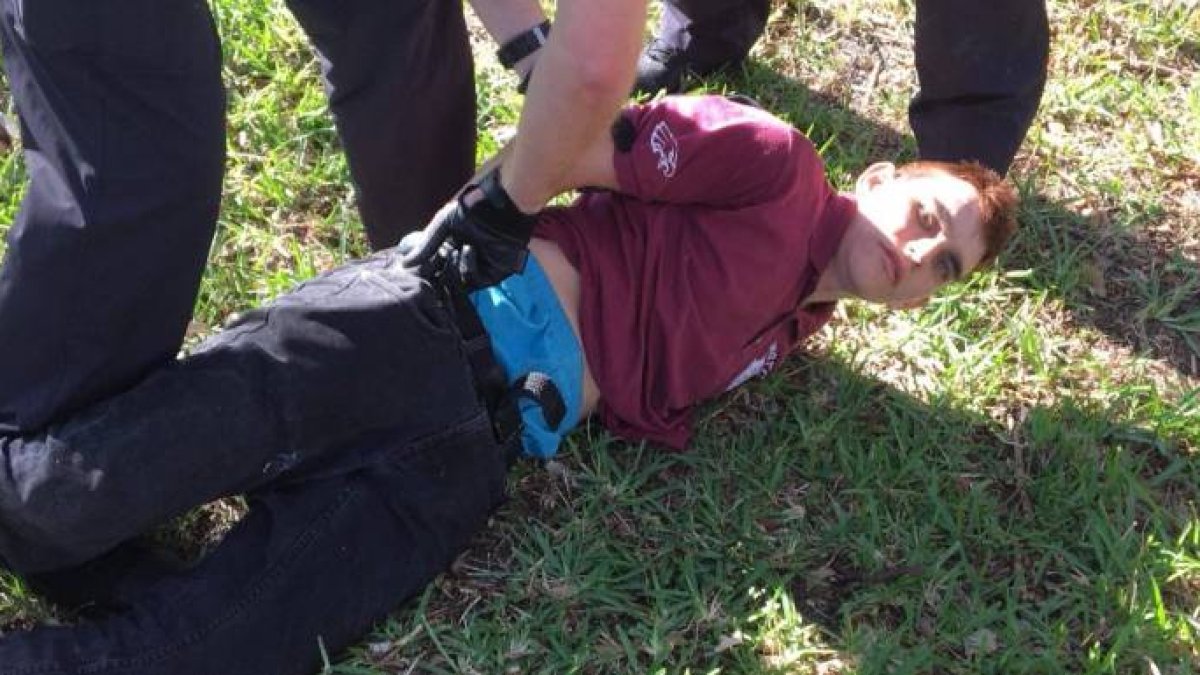 Nikolas Cruz en una foto difundida por la cadena WSVN-7.