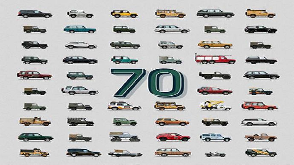 Land Rover 70 aniversario gama