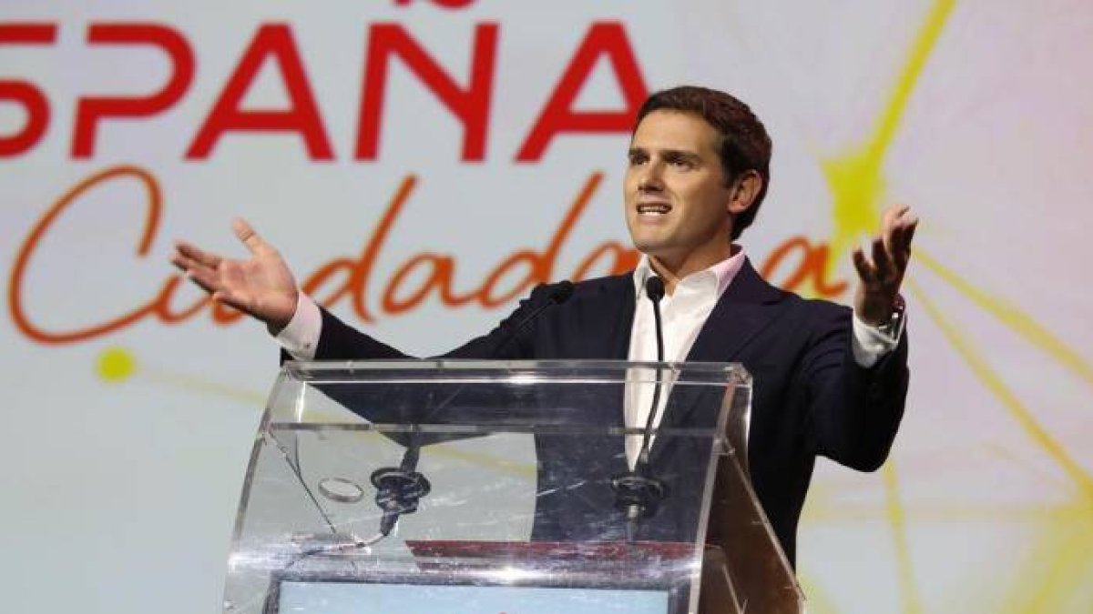 Albert Rivera, en el acto de presentación de España Ciudadana en Madrid.