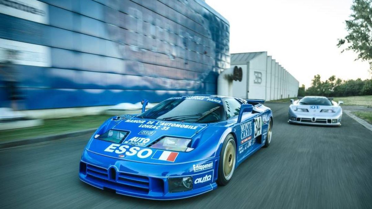 La sorprendente historia de los dos Bugatti EB110 de carreras