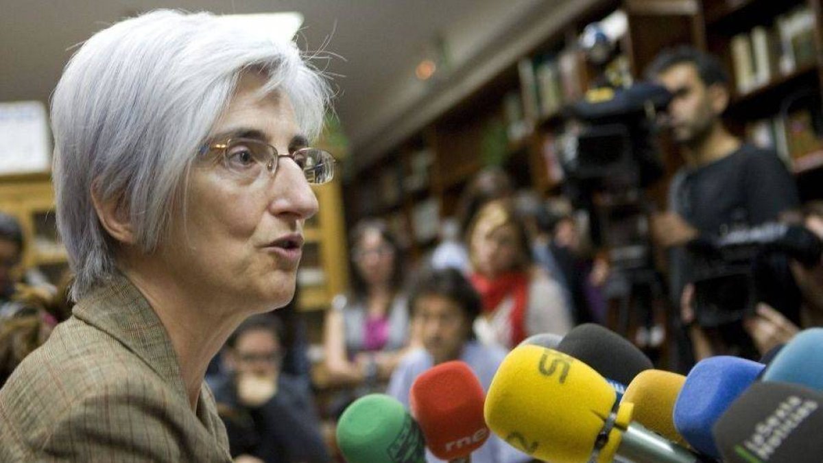 La fiscal general del Estado, María José Segarra.