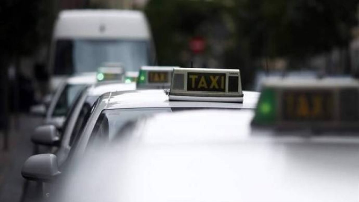 Huelga del taxi en Valencia