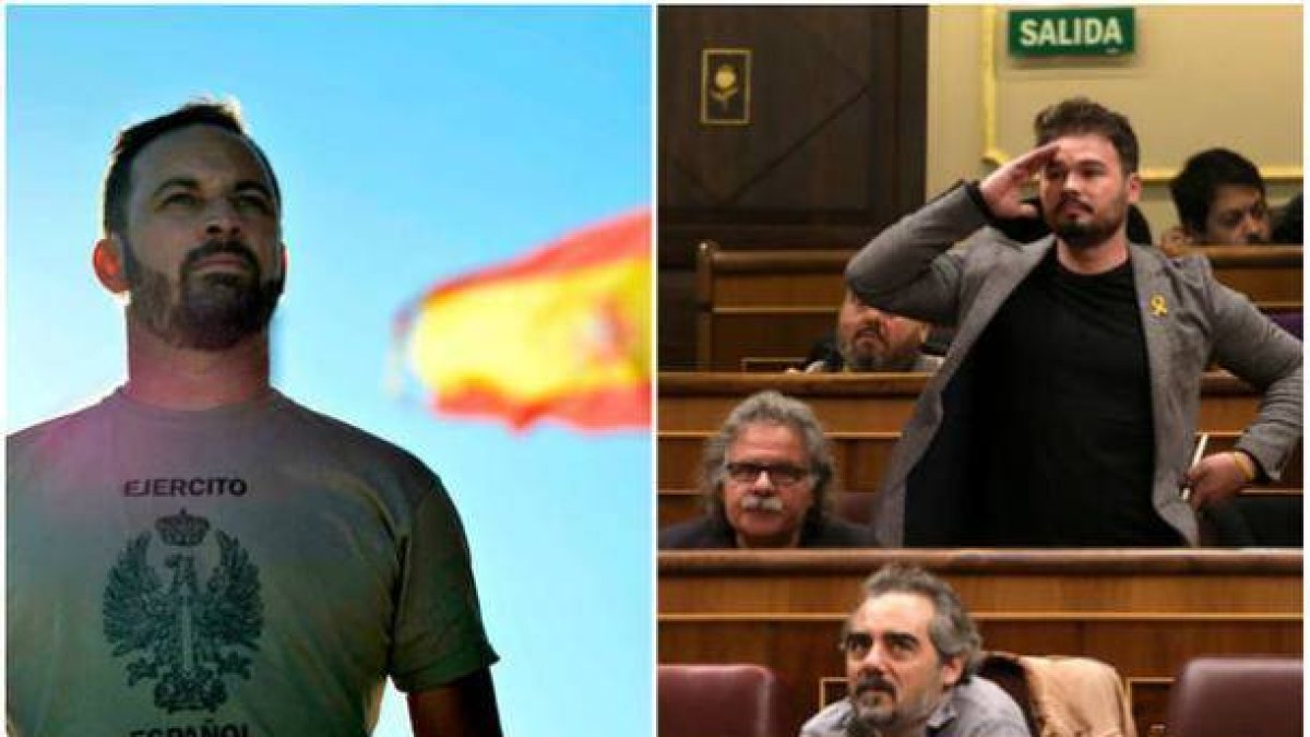 Santiago Abascal y Gabriel Rufián