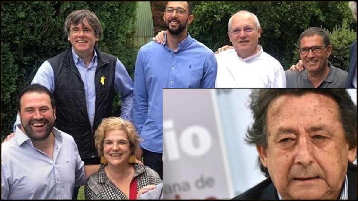 Ussía tira de ironía para describir la fiesta paellera de Puigdemont en Waterloo.