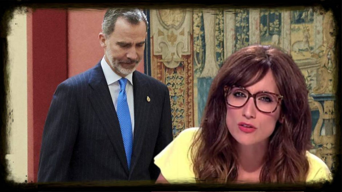 Ana Morgade ha mostrado al Rey Felipe con el 