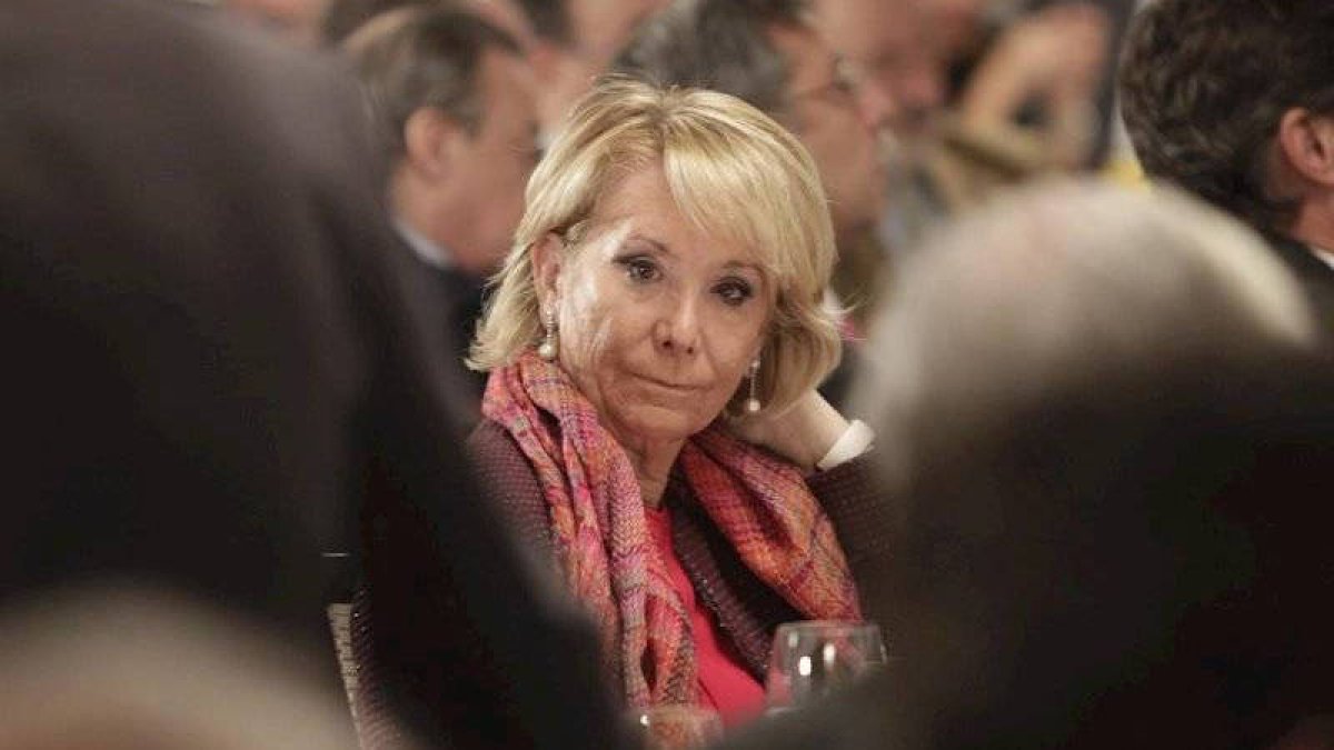 Esperanza Aguirre, en un acto reciente