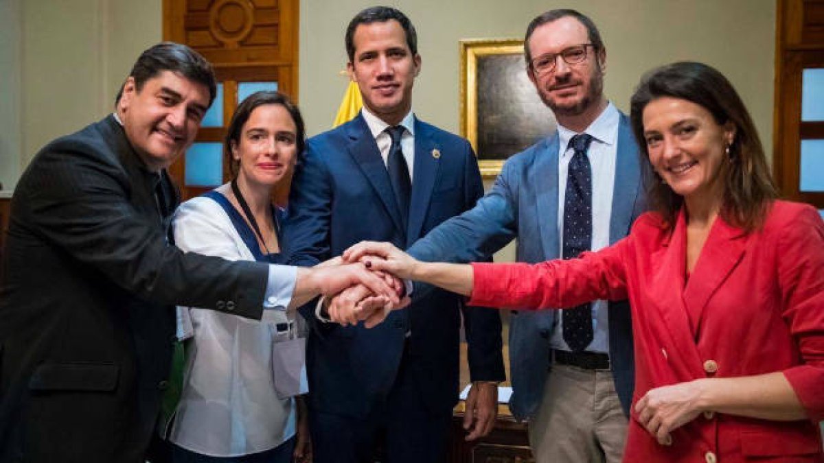 Echaniz, Hoyo, Guaidó, Maroto y Fernández.