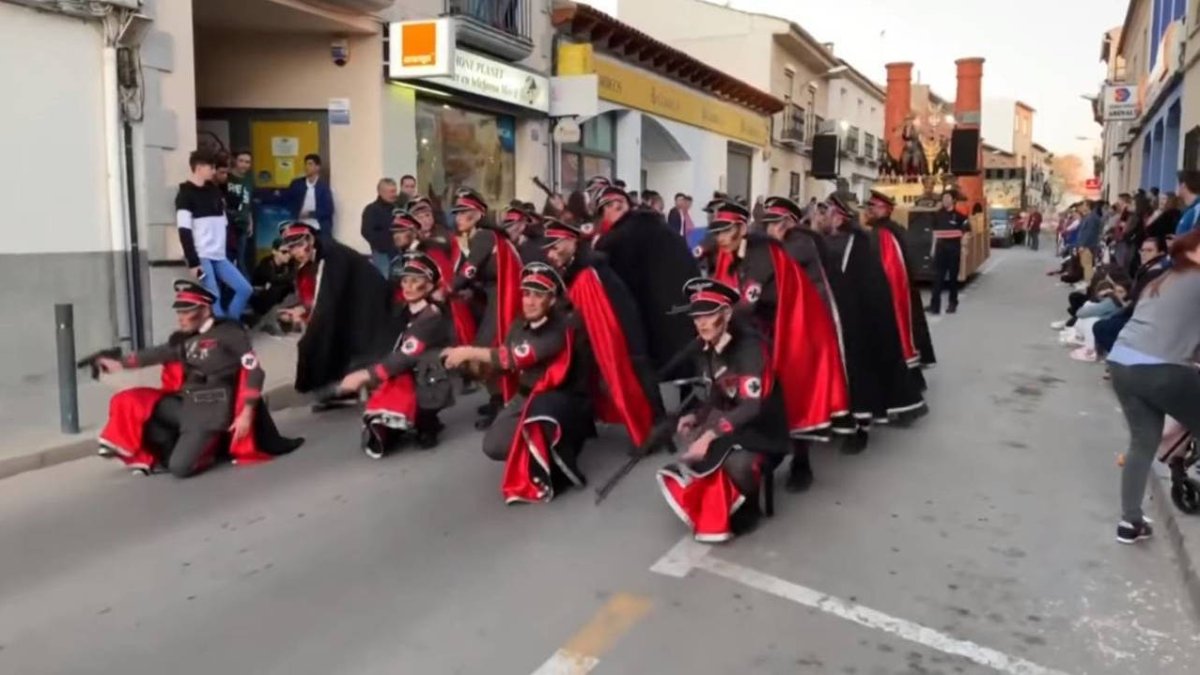 Una imagen del desfile de la comparsa de carnaval