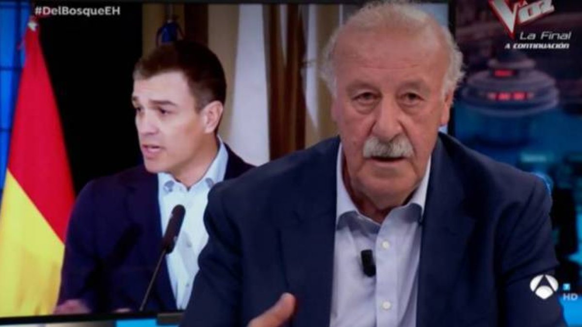 Del Bosque ha acabado explicando cómo le sondeó Sánchez al llegar a La Moncloa.