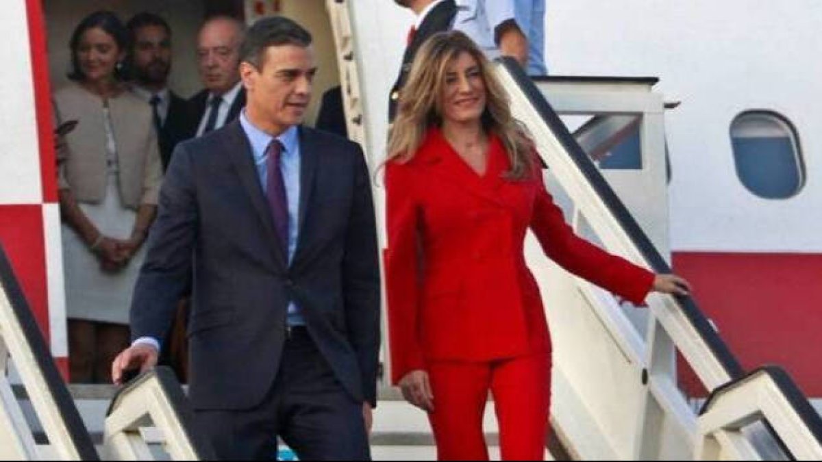 Pedro Sánchez y Begoña Gómez