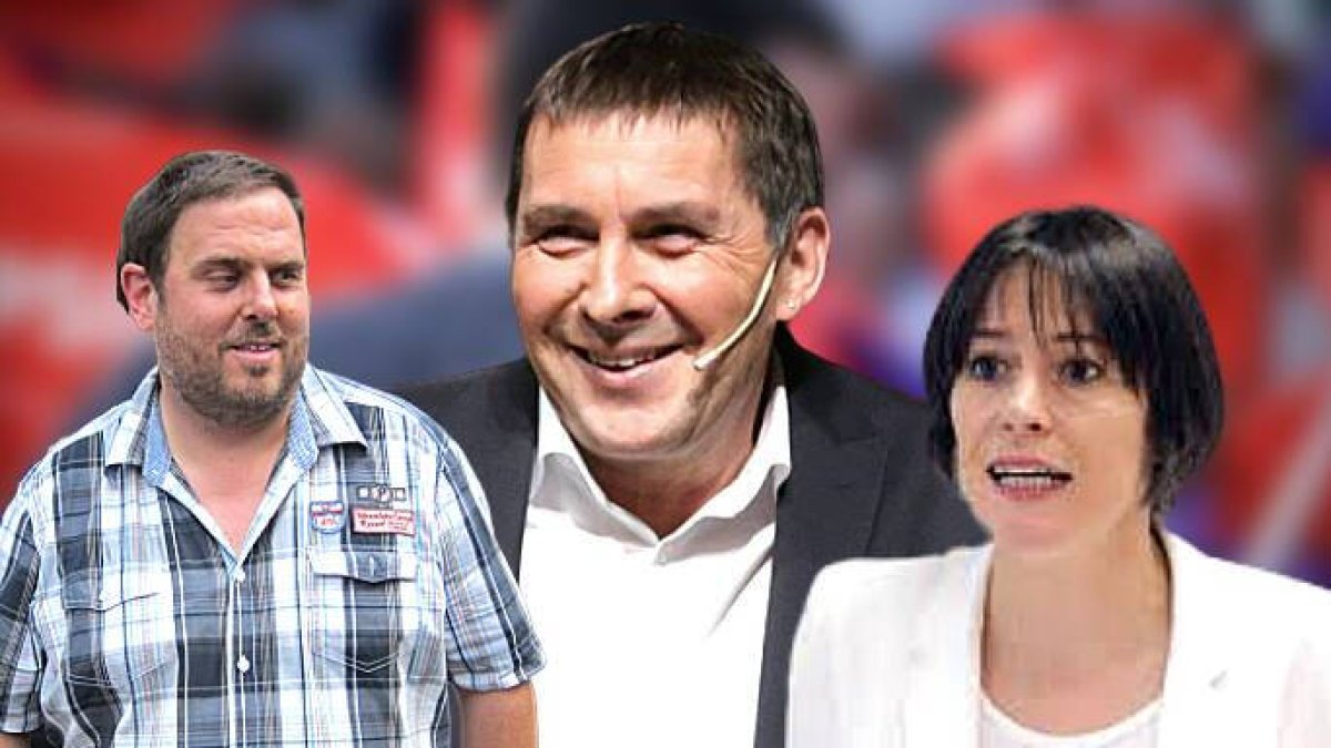 Junqueras, Otegi y Pontón