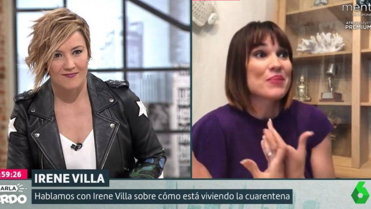 Cristina Pardo e Irene Villa en 