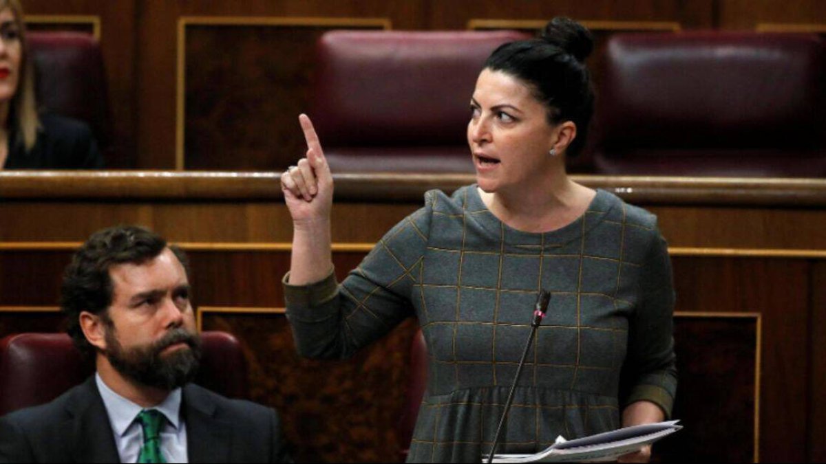 Macarena Olona en el Congreso de los Diputados