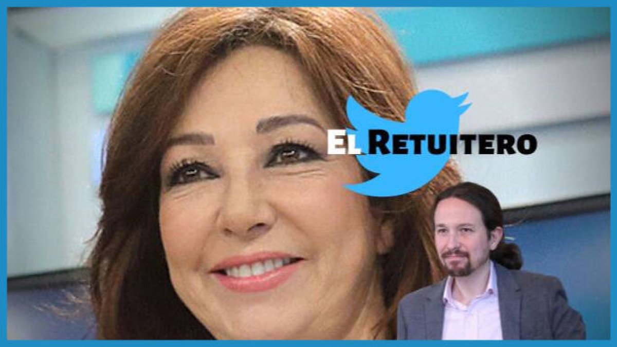 Ana Rosa Quintana y Pablo Iglesias