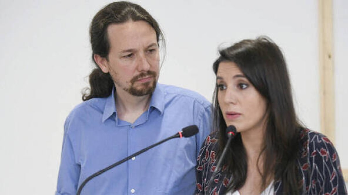 Pablo Iglesias e Irene Montero.