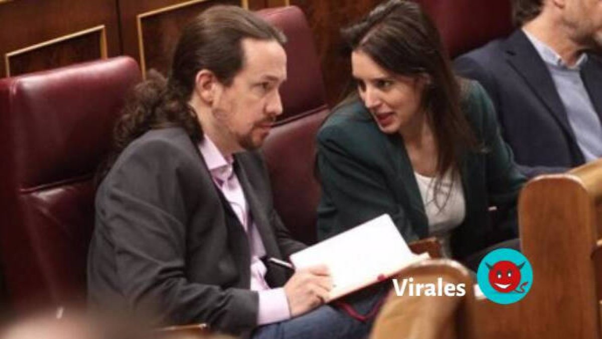 Pablo Iglesias e Irene Montero