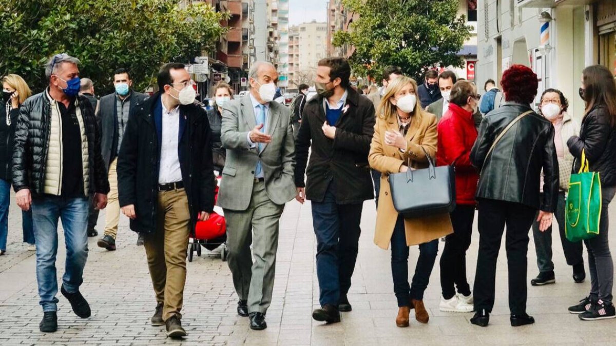 Casado en su visita a Lérida.