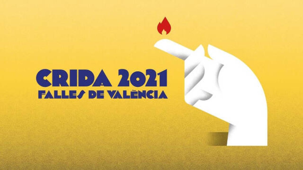 Cartel que anunciaba la Crida virtual de 2021