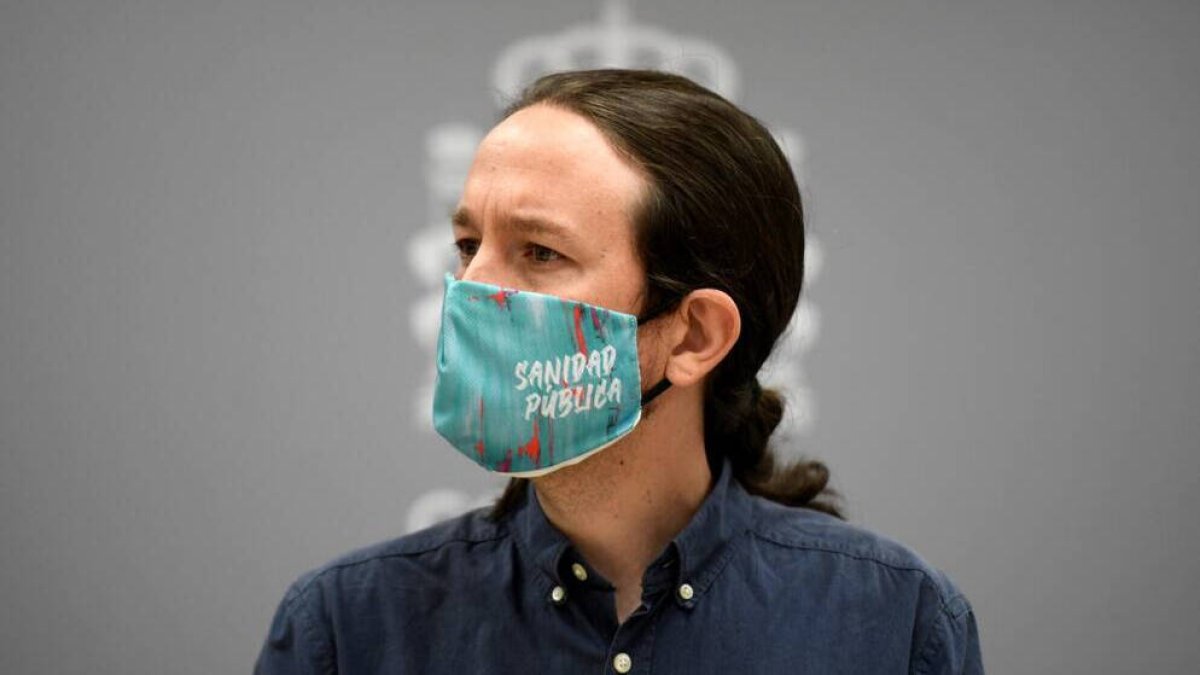 El líder de Podemos, Pablo Iglesias