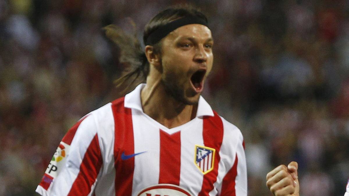 Tomas Ujfalusi, durante su estancia en el Atlético de Madrid.