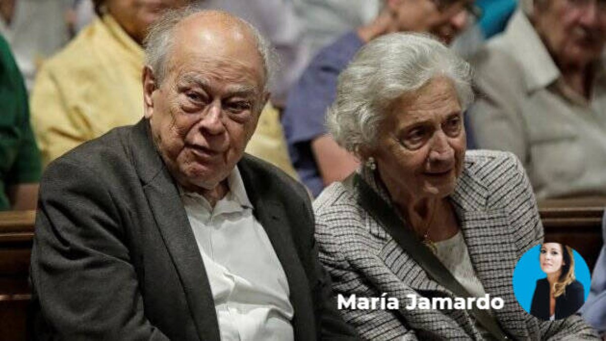 Jordi Pujol y su mujer, Marta Ferrusola.