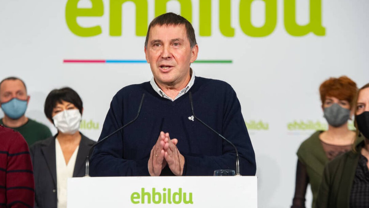 El coordinador de EH Bildu, Arnaldo Otegi