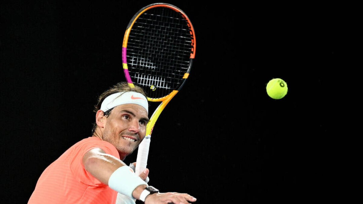 Rafa Nadal, después de ganar su segundo partido en Australia.