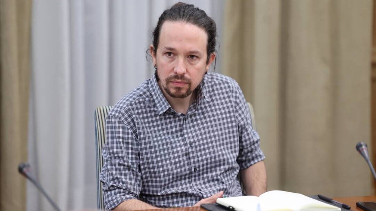 El líder de Podemos, Pablo Iglesias