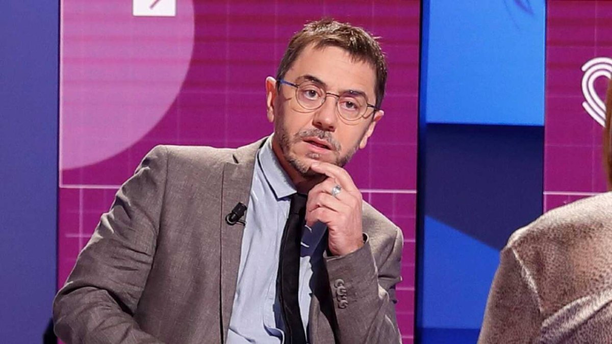 Monedero durante la entrevista.