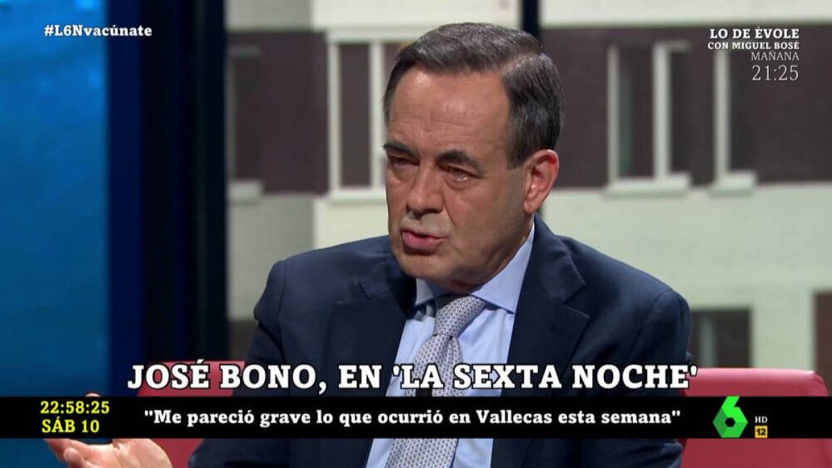 José Bono en La Sexta Noche