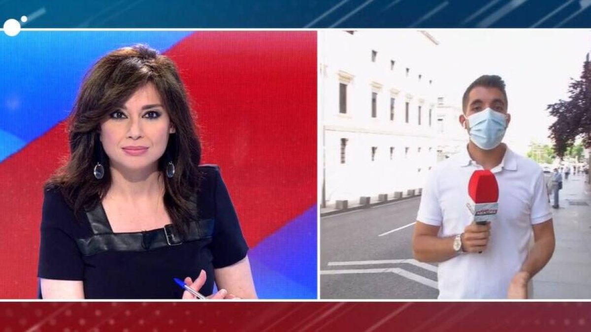 Marta Flich y Fabián Pérez, reportero de 