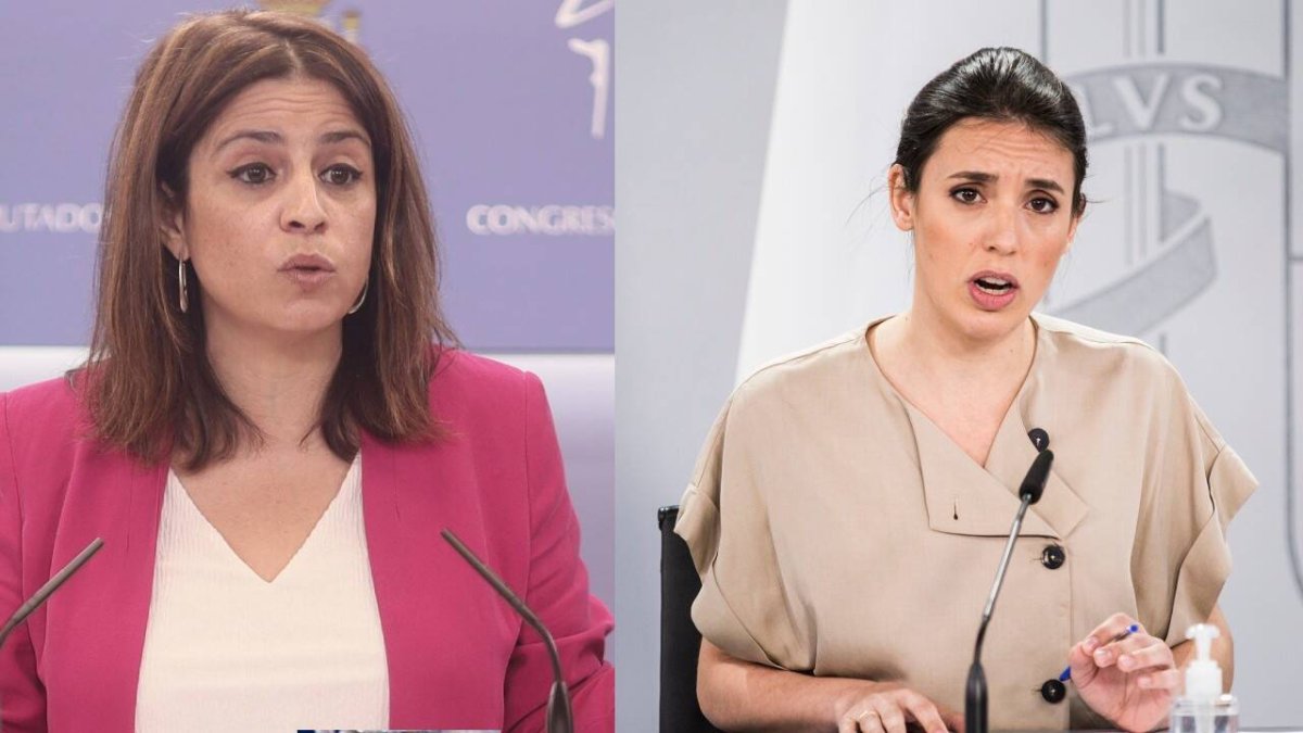 Adriana Lastra e Irene Montero