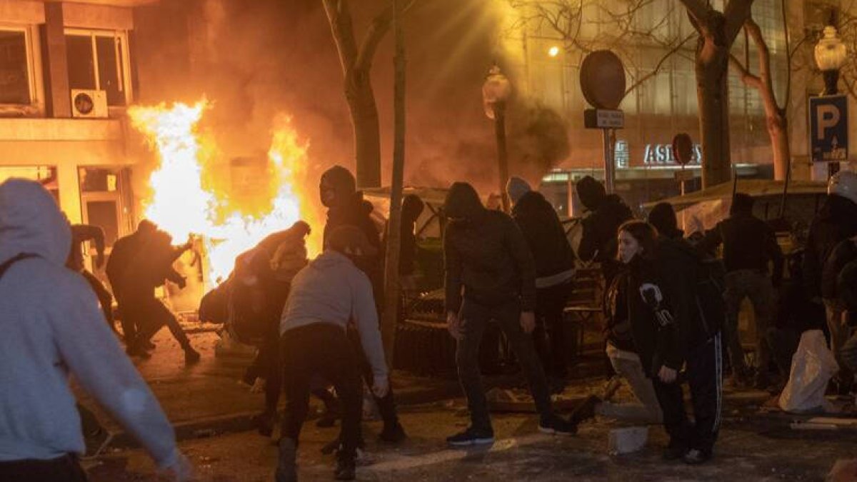 Incidentes en Barcelona