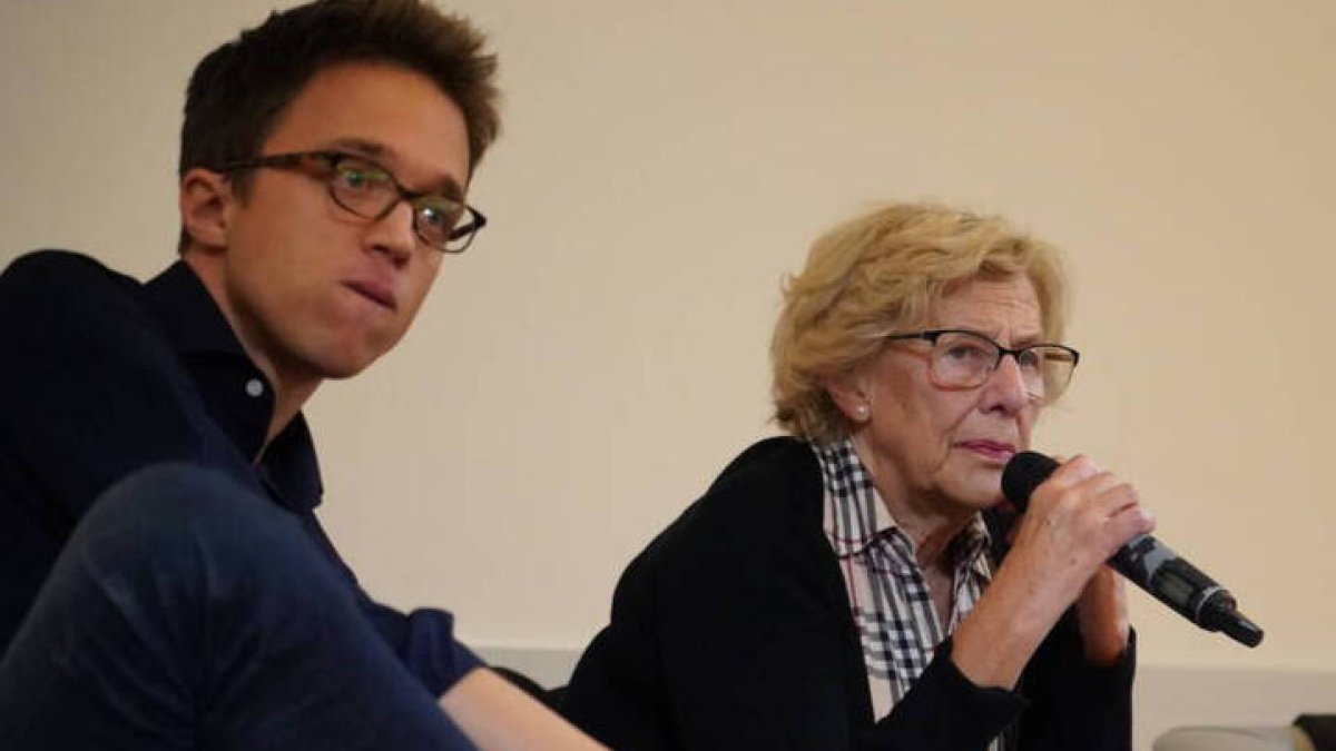 Íñigo Errejón y Manuela Carmena