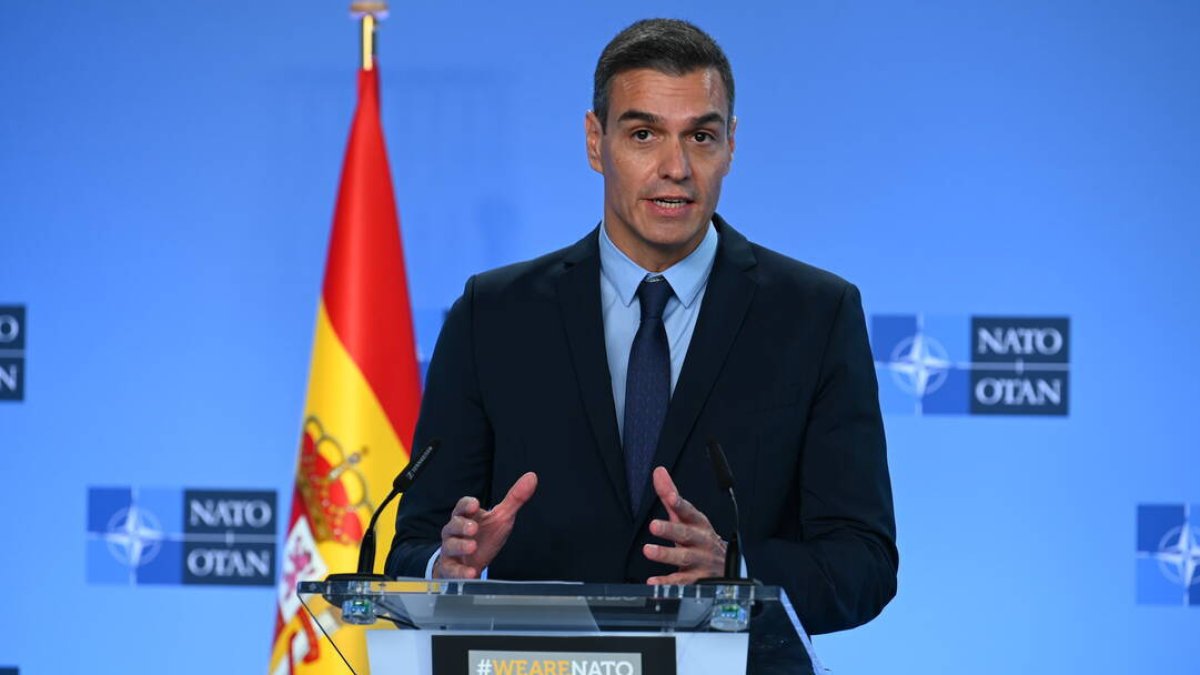 Pedro Sánchez, en uno de sus viajes