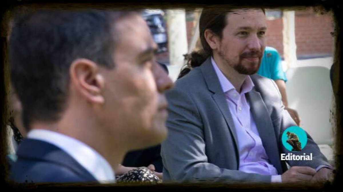 Pedro Sánchez y Pablo Iglesias