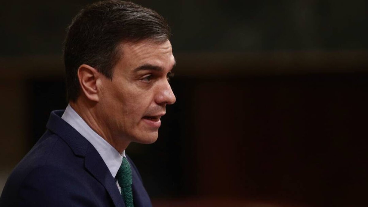 El presidente del Gobierno, Pedro Sánchez