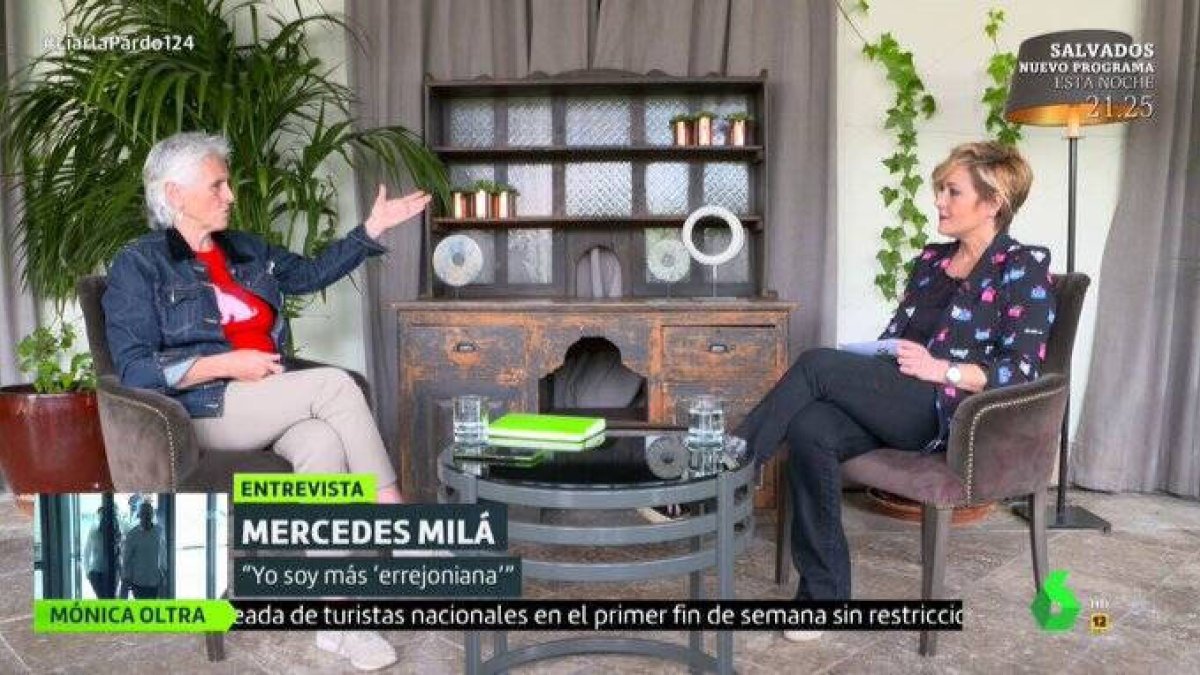 Mercedes Milá, con Cristina Pardo.