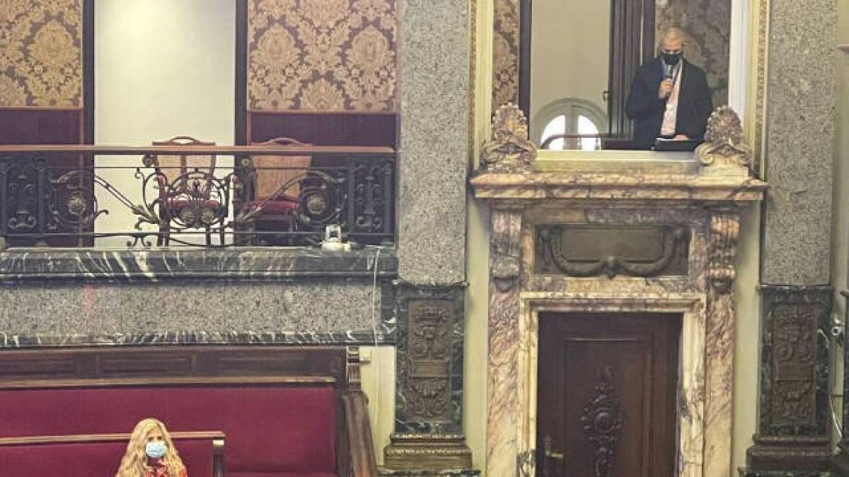 El representante de Jupol en el pleno de Valencia