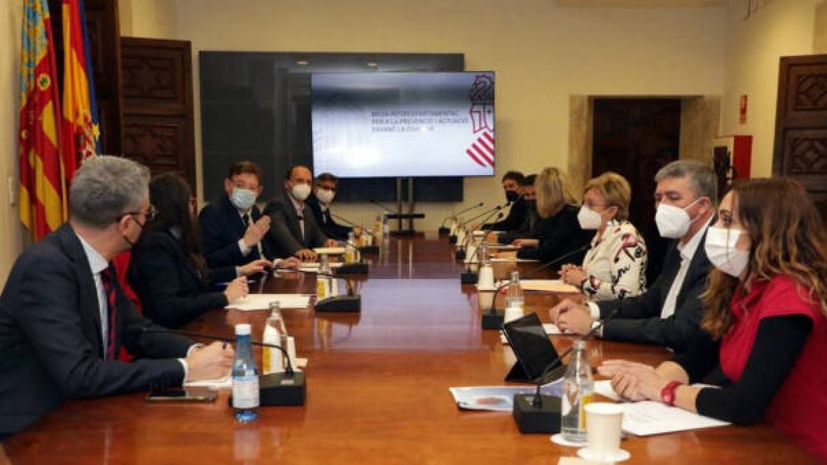 Reunión de la mesa interdepartamental sobre la Covid