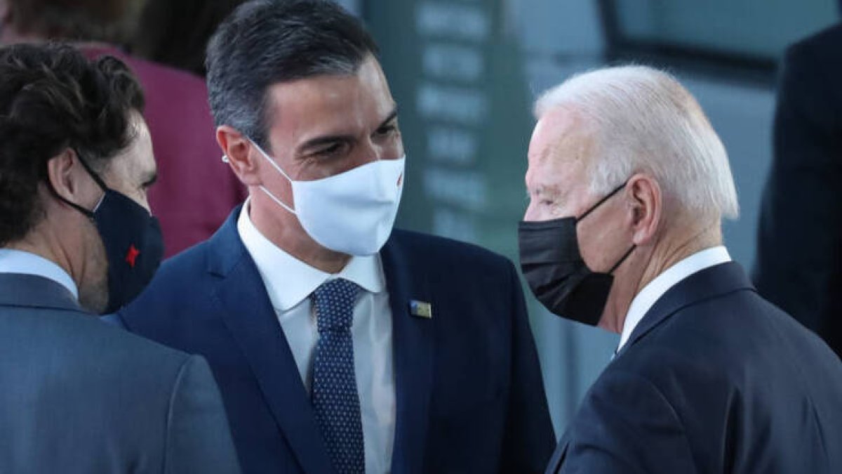 Pedro Sánchez y Joe Biden