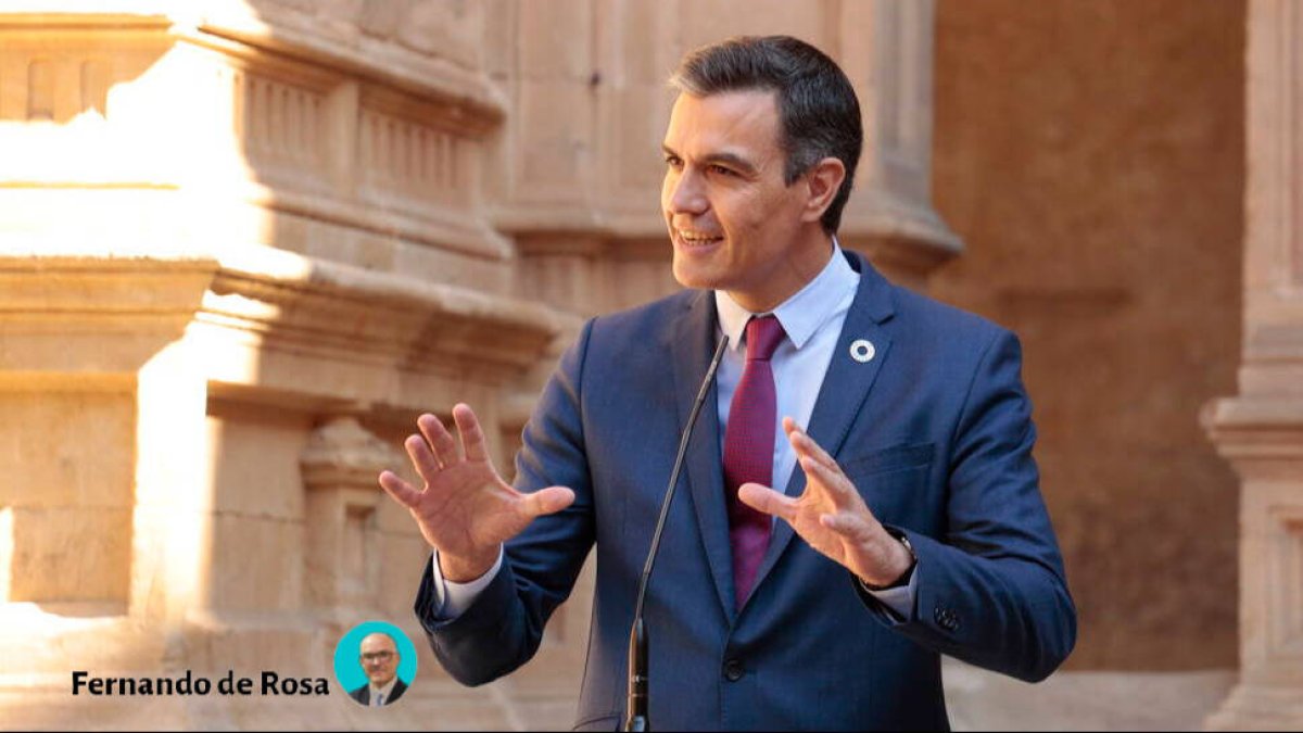 El presidente del Gobierno, Pedro Sánchez