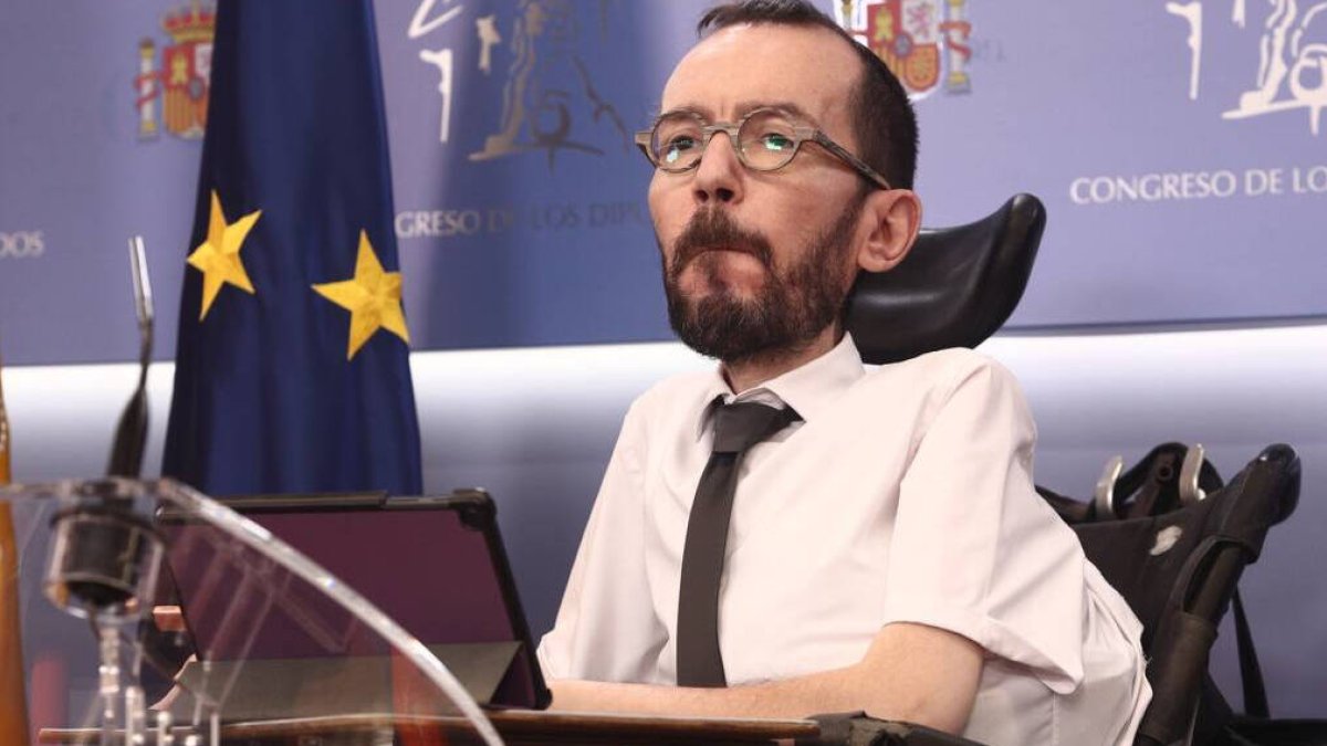 Pablo Echenique, portavoz de Podemos