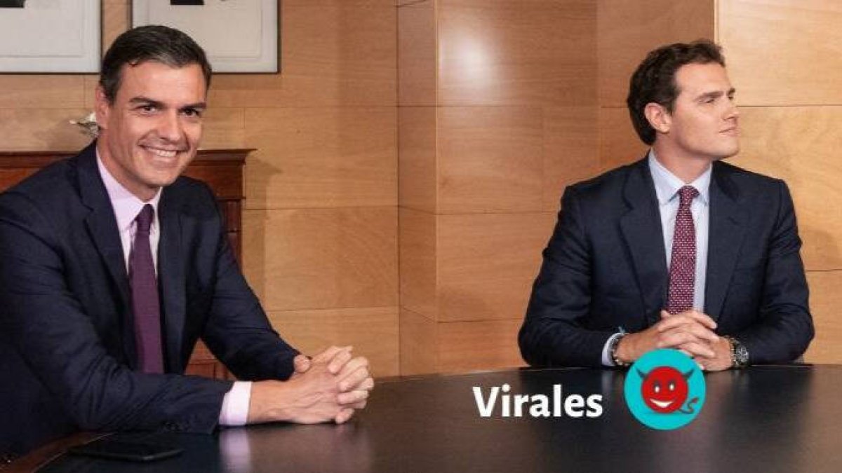 Pedro Sánchez y Albert Rivera