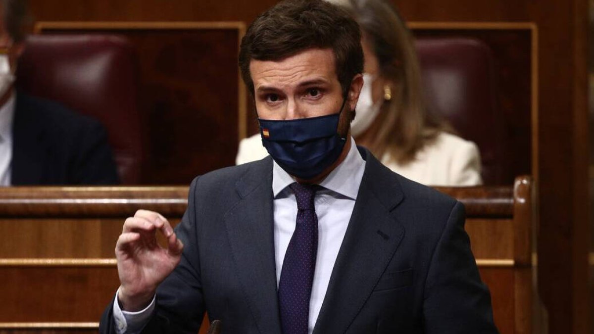 El líder del PP, Pablo Casado, en una imagen de archivo