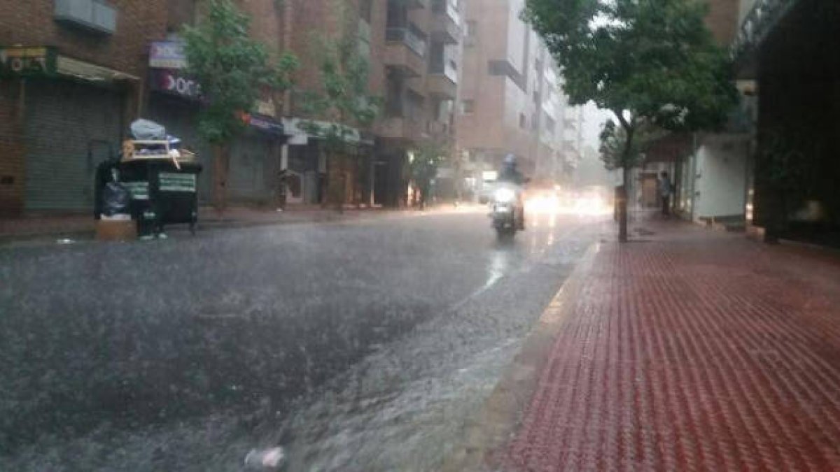 AEMET alerta de fuertes lluvias con granizo en algunas zonas