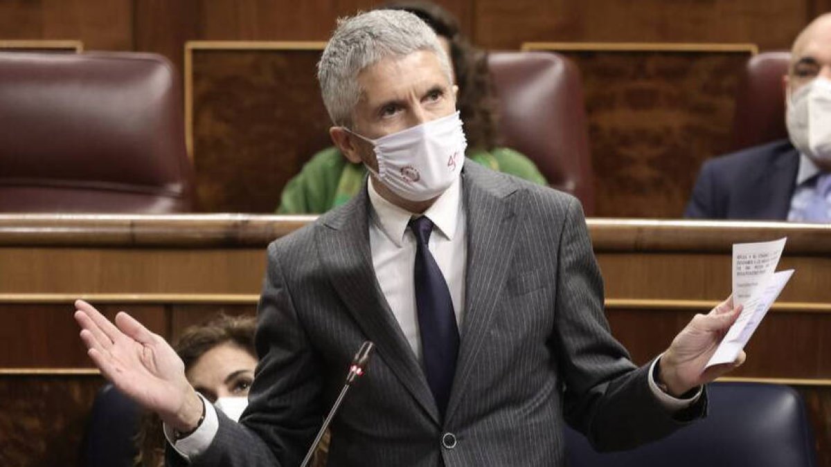 El ministro del Interior, Fernando Grande-Marlaska